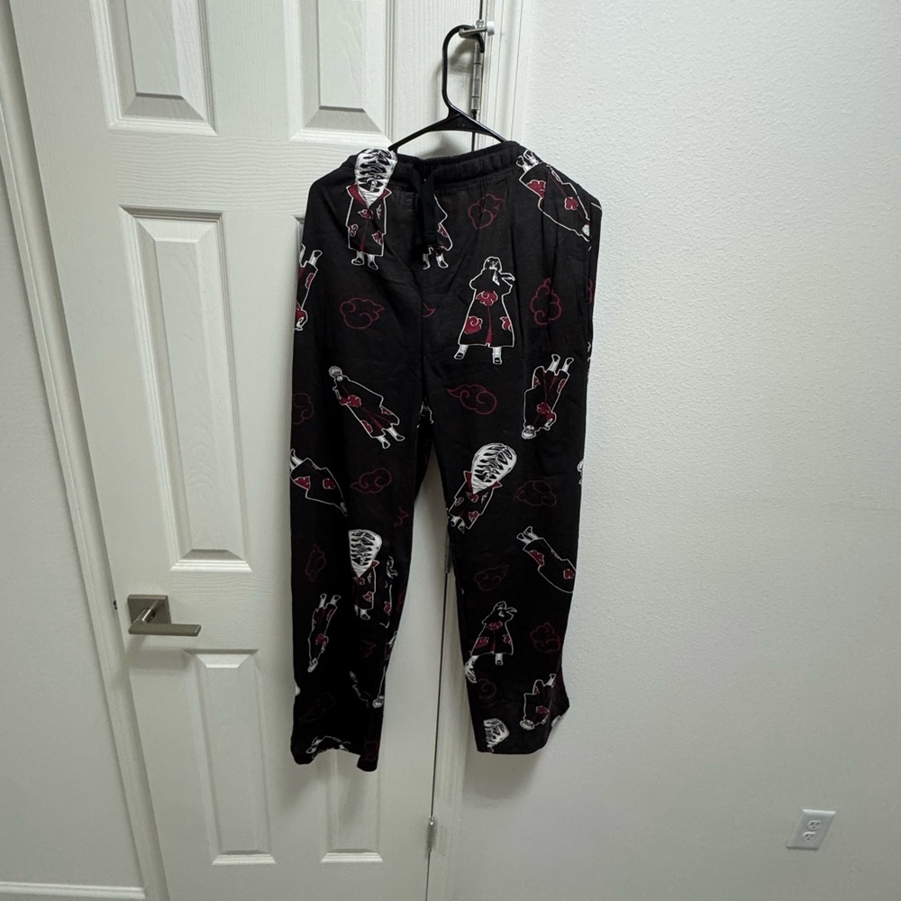 Naruto Shippuden Pajama Pants Size Large – Stretchy with Drawstring